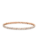 Sculpted Cable Flex Bracelet 18K Rose Gold