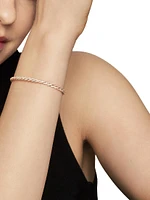 Sculpted Cable Flex Bracelet 18K Rose Gold
