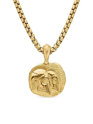 Gemini Amulet in 18K Yellow Gold, 27mm