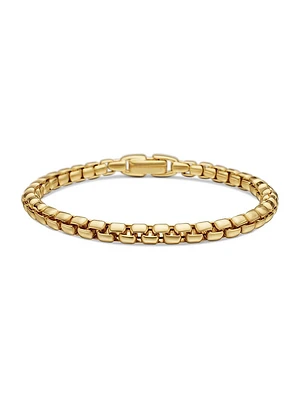 Box Chain Bracelet 18K Yellow Gold