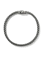 Box Chain Bracelet Sterling Silver