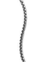 Box Chain Bracelet Sterling Silver