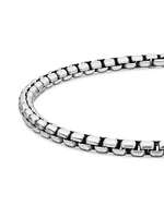 Box Chain Bracelet Sterling Silver