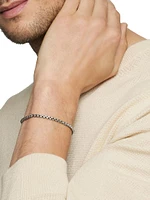 Box Chain Bracelet Sterling Silver