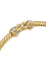 Buckle Cablespira Bracelet in 18K Yellow Gold