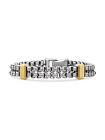 Double Box Chain Bracelet Sterling Silver