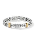 Double Box Chain Bracelet Sterling Silver