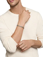 Double Box Chain Bracelet Sterling Silver