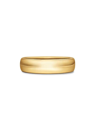DY Classic Band Ring 18K Yellow Gold, 6mm