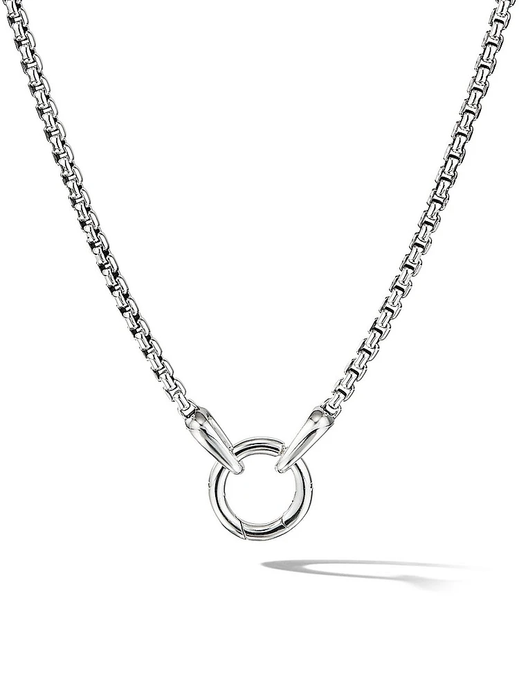 Smooth Amulet Box Chain Necklace