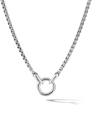 Smooth Amulet Box Chain Necklace