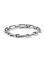 Elongated Open Link Chain Bracelet
