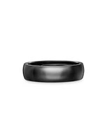 DY Classic Band Ring Black Titanium