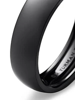 DY Classic Band Ring Black Titanium