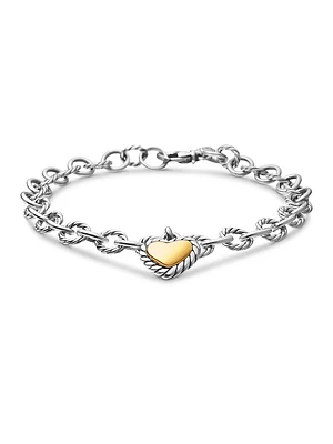 Cable Collectibles Cookie Classic Heart Bracelet Sterling Silver
