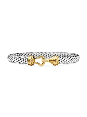 Buckle Classic Cable Bracelet Sterling Silver