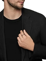 Streamline Two Row Band Ring 18K Rose Gold