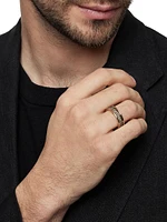 Streamline Two Row Band Ring 18K Rose Gold