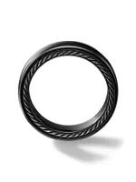 Streamline® Band Ring with Black Titanium