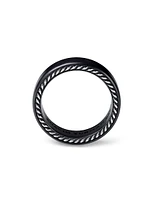 Streamline® Band Ring with Black Titanium