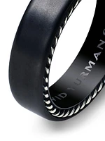Streamline® Band Ring with Black Titanium