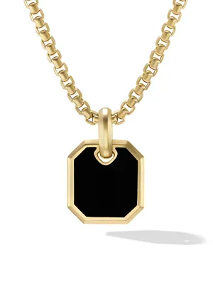 Octagonal Amulet 18K Yellow Gold