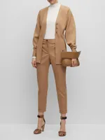 Regular Fit Trousers Stretch Cotton Twill