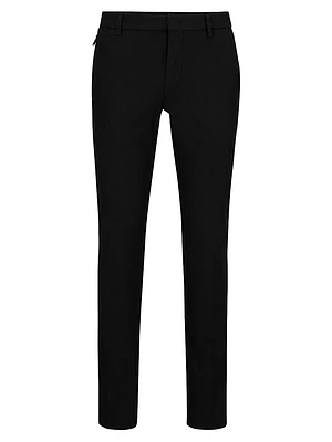Slim-Fit Trousers Stretch Cotton