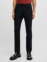 Slim-Fit Trousers Stretch Cotton