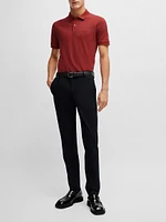 Slim-Fit Trousers Stretch Cotton
