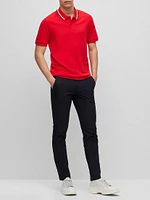 Slim-Fit Trousers Stretch Cotton