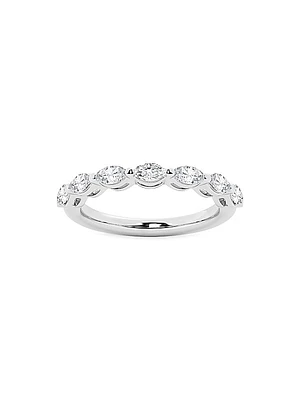 14K White Gold & 0.75 TCW Diamond Ring