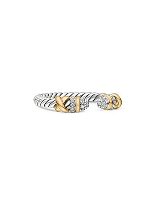 Petite Helena Open Ring Sterling Silver