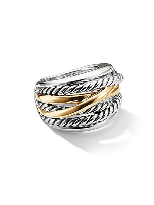 Crossover Ring Sterling Silver