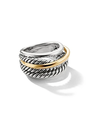 The Crossover Collection® Narrow Ring with 14K Yellow Gold
