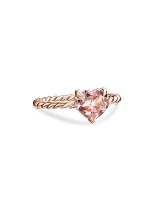 Chatelaine Heart Ring 18K Rose Gold