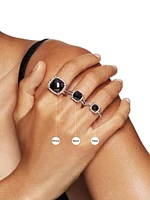 Petite Chatelaine Pavé Bezel Ring 18K Rose Gold