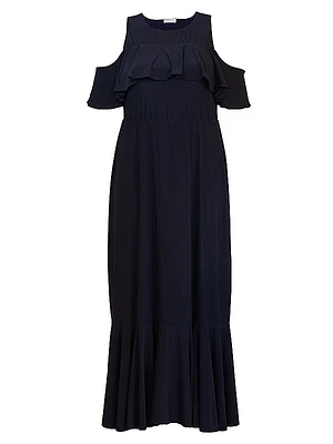 Piper Cold-Shoulder Maxi Dress