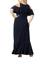 Piper Cold-Shoulder Maxi Dress
