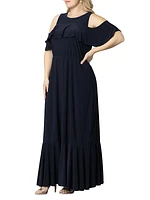 Piper Cold-Shoulder Maxi Dress