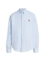 Boxy Ami De Coeur Button-Up Shirt