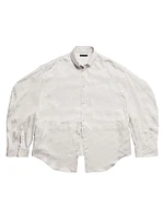 BB Monogram Twisted Sleeve Shirt