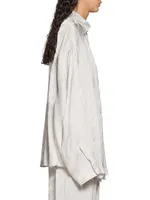 BB Monogram Twisted Sleeve Shirt