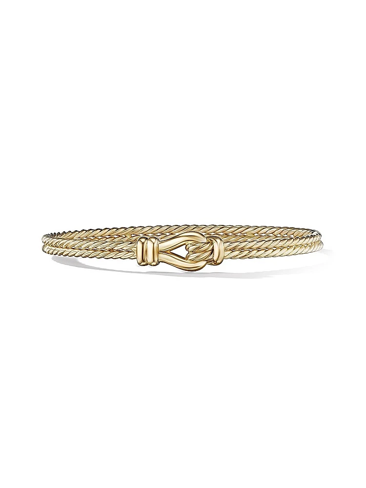 Thoroughbred Loop Bracelet 18K Yellow Gold