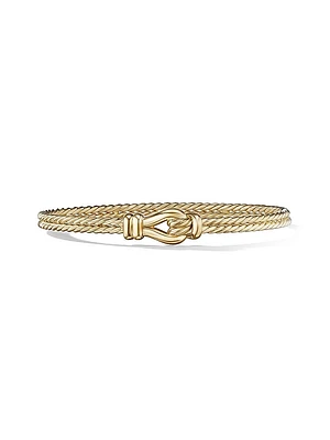 Thoroughbred Loop Bracelet 18K Yellow Gold