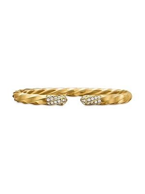 Cable Edge Bracelet 18K Yellow Gold