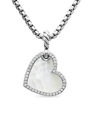 DY Elements Heart Amulet in Sterling Silver