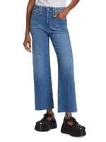 Anessa Raw Wide-Leg Jeans