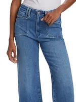 Anessa Raw Wide-Leg Jeans