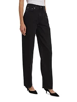 Samur Straight-Leg Mid-Rise Jeans